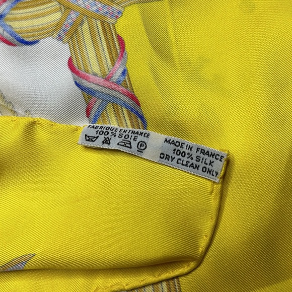 Hermes Silk “Liberte Égalite Fraternit République Francaise” Scarff - Picture 7 of 7